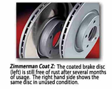 New and used coated rotors showing how well they last